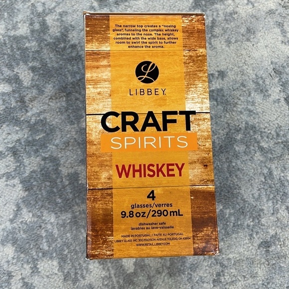 New Libbey Craft Spirits 9.8 OZ Perfect Whiskey Glasses set of 4 - Picture 3 of 7